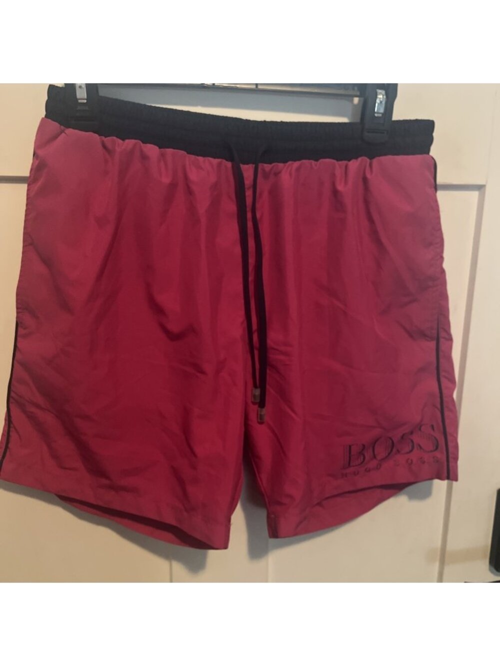 Men’s Hugo Boss Bathing Suit Swim Shorts Trunks Small Bright Pink Designer
